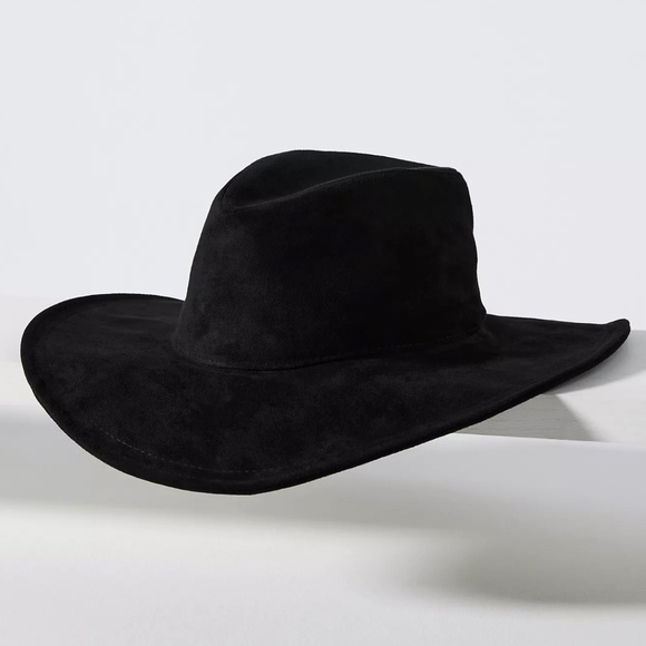 Anthropologie San Diego Hat Co. Suede Fedora - Picture 1 of 16